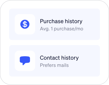 Purchase history