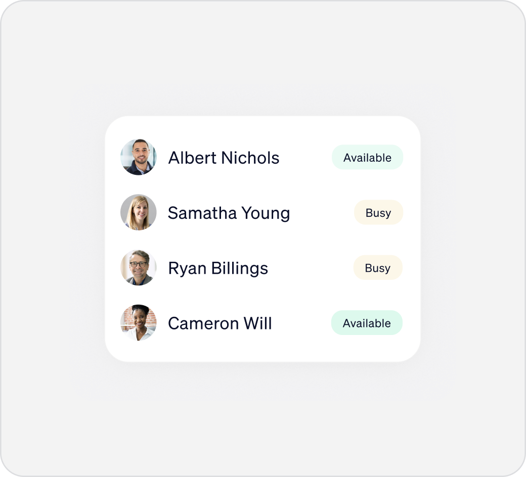 Agent contacts