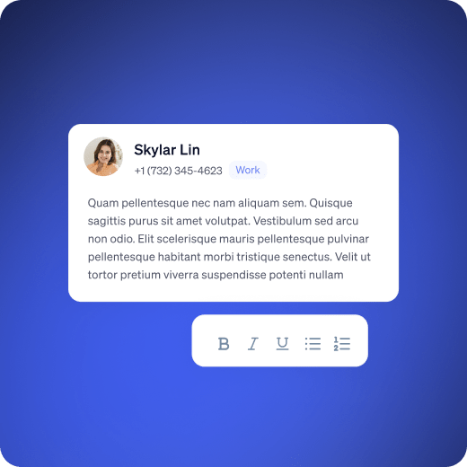 NextivaOne contacts