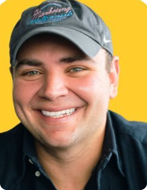 Man in baseball hat