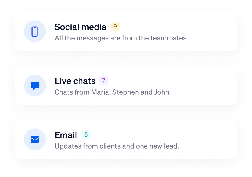 Unified inbox