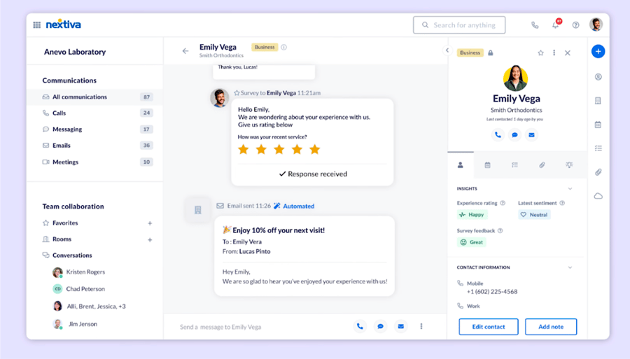 Nextiva analytics