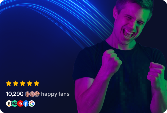 Happy fans